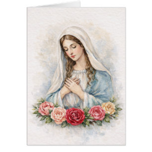 Religioso Bendita María Floral Rosas Escritura
