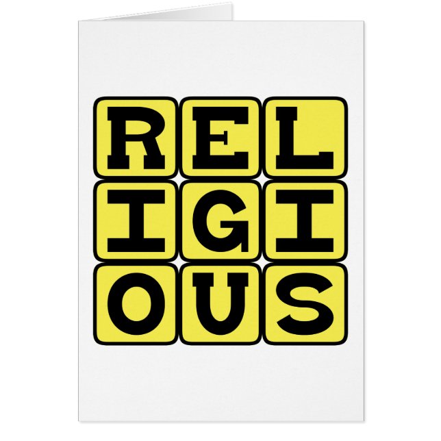 Religioso, Creyente Devoto (Frente)