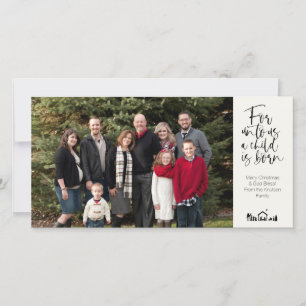 Religiosos 4 Navidades de fotografía Tarjeta KJV V