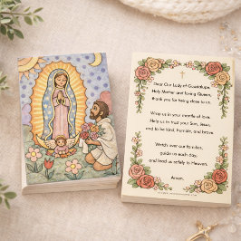 Religious Virgin Mary Guadalupe Catholic Prayer