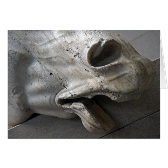 Relincho de mármol - tarjeta (Anverso (Horizontal))