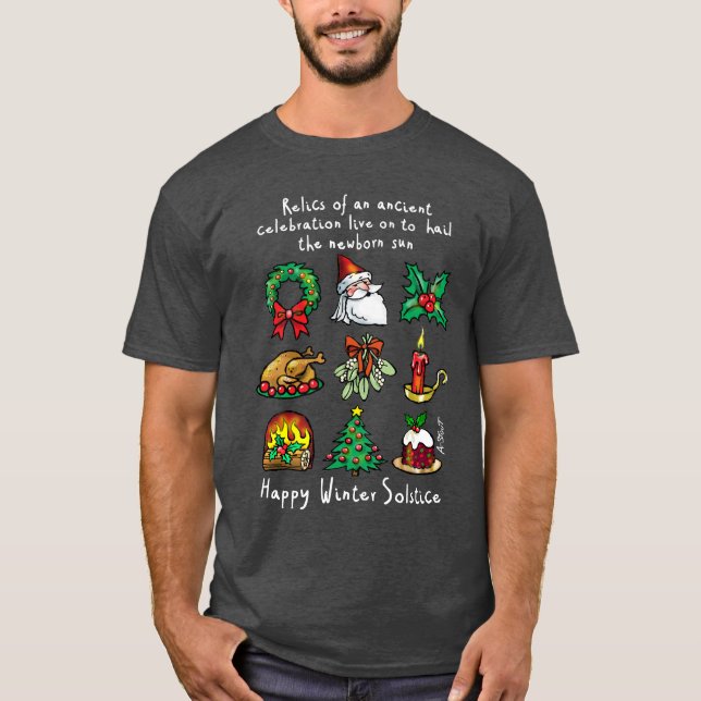 Reliquias del solsticio de invierno - camiseta (Anverso)