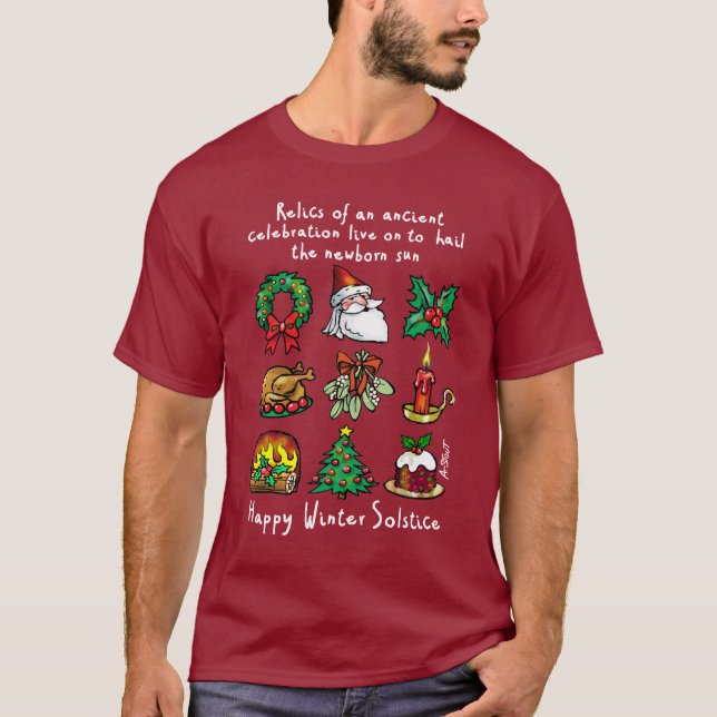 Reliquias del solsticio de invierno - camiseta (Anverso)
