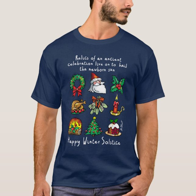 Reliquias del solsticio de invierno - camiseta (Anverso)