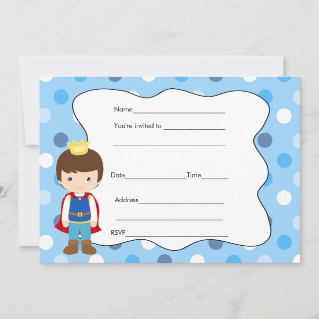 Rellenar la invitación de Baby Shower al cumpleaño (Anverso)