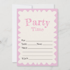 Rellenar La Invitación De Cumpleaños En Blanco