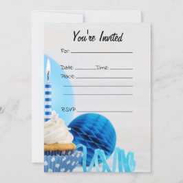 Rellenar la invitación de cumpleaños en blanco