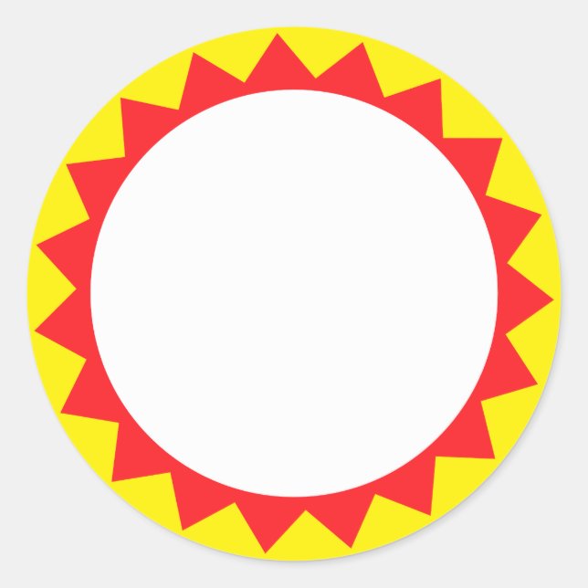 Rellene su propio pegatina de descuento o precio d (Anverso)