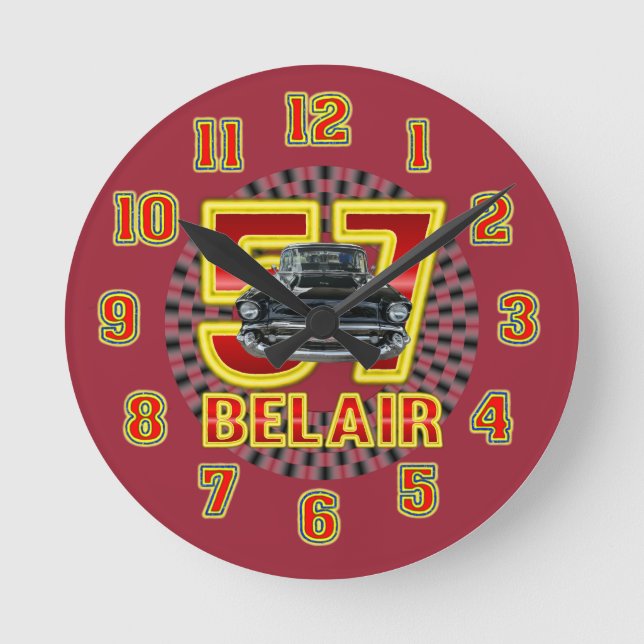 Reloj 1957 del Bel Air de Chevy (Anverso)