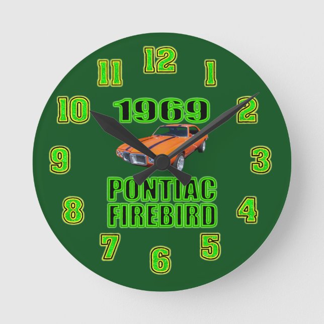 Reloj 1969 del pájaro del fuego de Pontiac (Anverso)