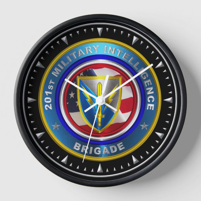 Reloj 201.ª Brigada de Inteligencia Militar (Anverso)