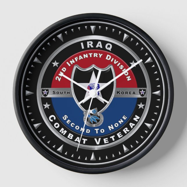 Reloj 2.ª División de Infantería Veterana de Iraq (Anverso)