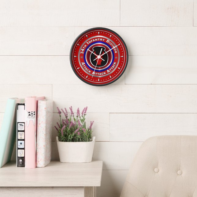 Reloj 34ª División de Infantería (Sala de lectura)
