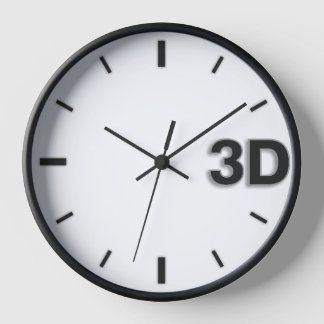 Reloj 3D O'Clock 2-BL.