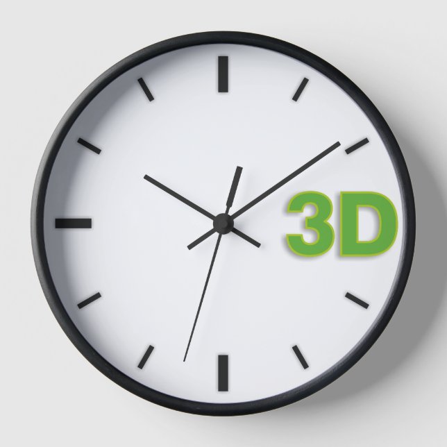 Reloj 3D O'Clock 2-Gr. (Anverso)
