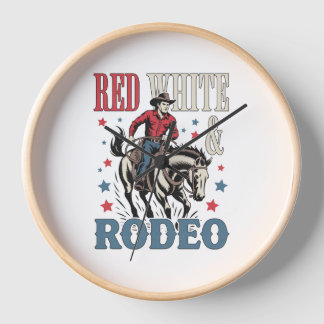 Reloj 4 de julio Rodeo Cowboy