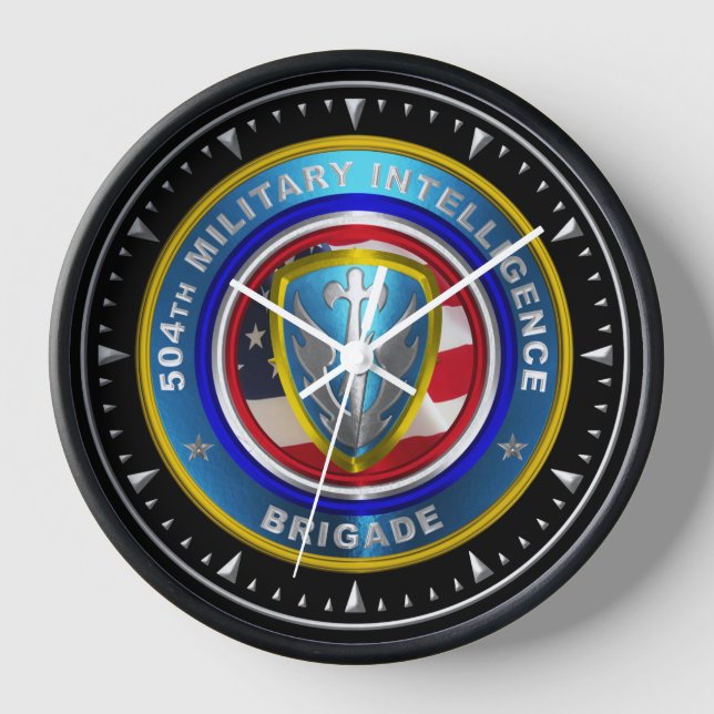 Reloj 504ª Brigada de Inteligencia Militar (Anverso)