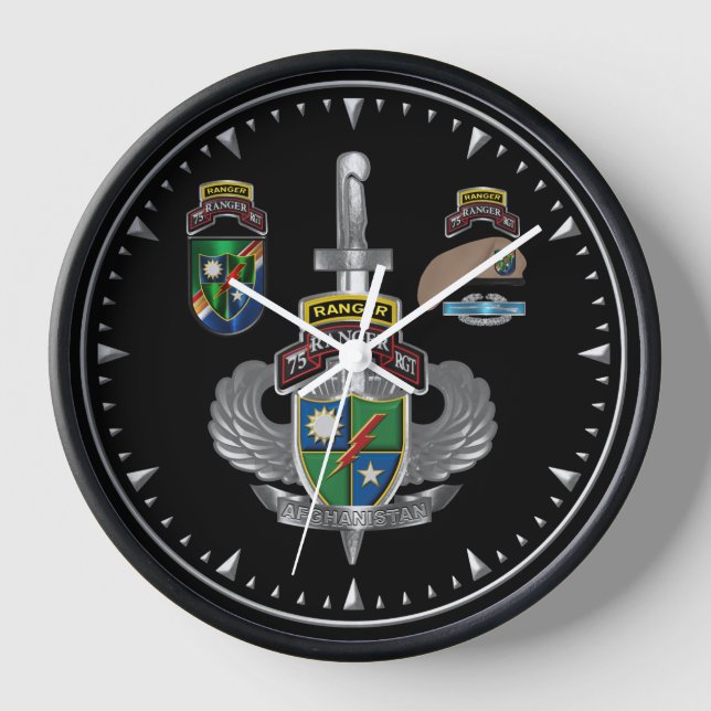 Reloj 75.º veterano del regimen de guardabosques (Anverso)
