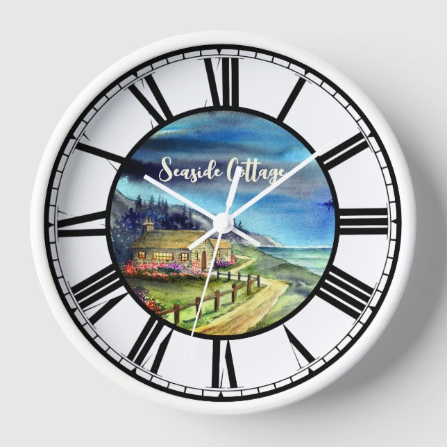 Reloj A la luz de la acuarela de la luna plateada (Anverso)