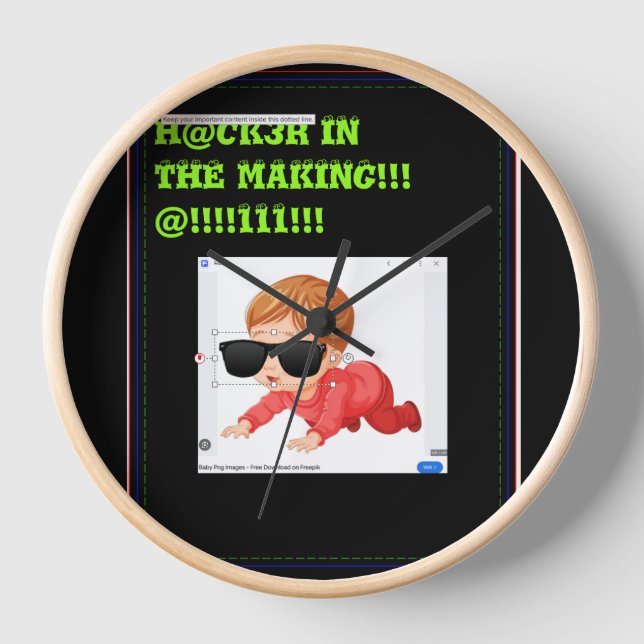 RELOJ ¿A QUÉ HORA ES? ¡¡¡¡¡¡¡¡HACKIME!!!!! (Anverso)