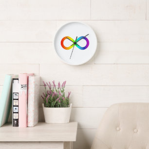 Reloj Abrazando el espectro arcoiris del autismo