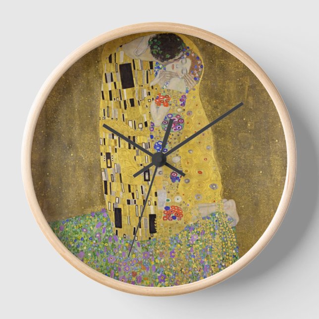 Reloj Abrazo eterno - El beso de Gustav Klimt (Anverso)