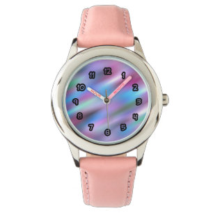 Reloj abstracto colorido