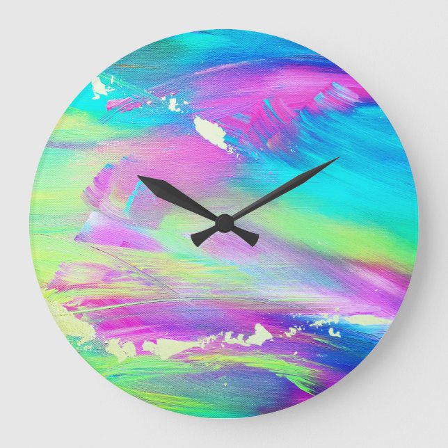 Reloj abstracto de la pintura (Anverso)