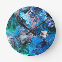 Reloj abstracto de pared