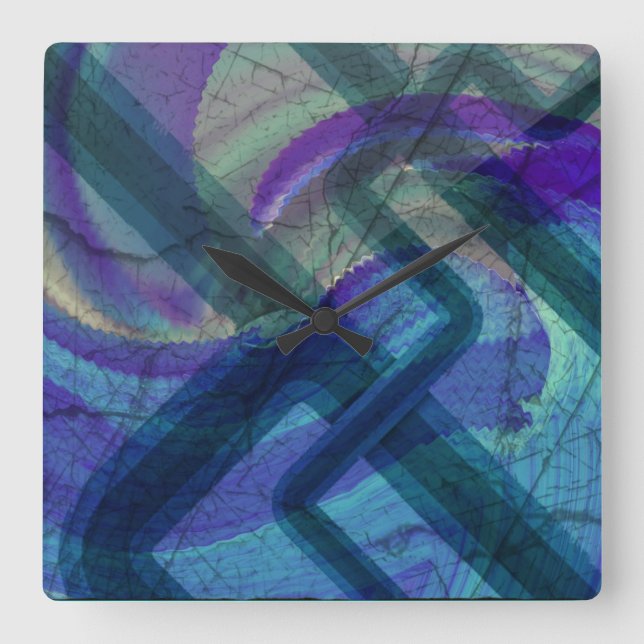 Reloj abstracto del paisaje industrial (Anverso)