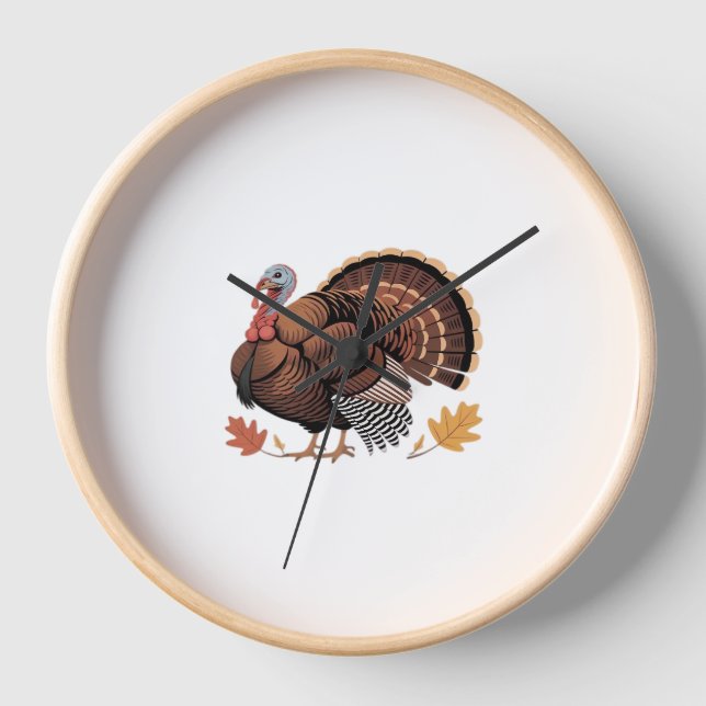 Reloj Acción de Gracias Turquía - Clase clásica de vacac (Anverso)