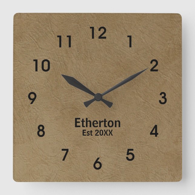 Reloj acrílico del patrón de impresión de estuco c (Anverso)