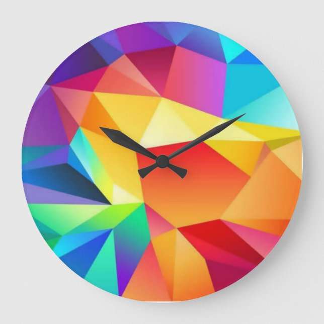 Reloj acrílico del reloj de pared, vigilancia del  (Anverso)