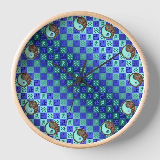 Reloj Acuario & Buey de Tierra (Anverso)