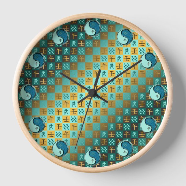 Reloj Acuario & Caballo de Agua (Anverso)