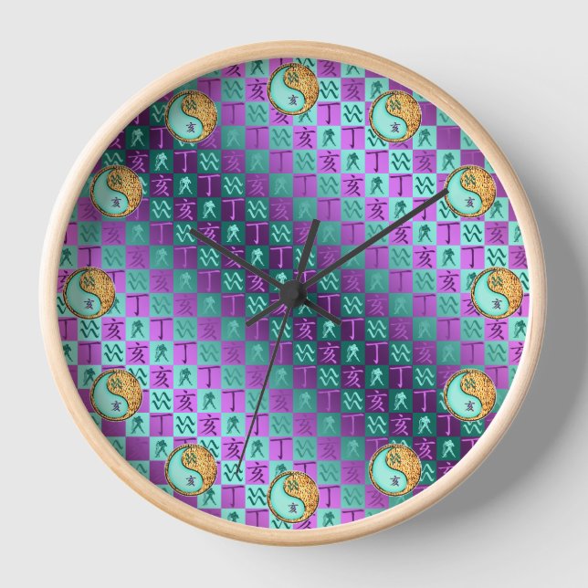 Reloj Acuario & Cerdo de Fuego (Anverso)