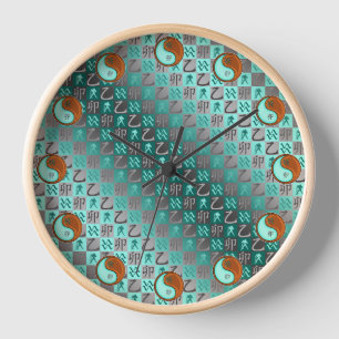 Reloj Acuario & Conejo de Madera