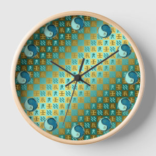 Reloj Acuario & Dragón de Agua