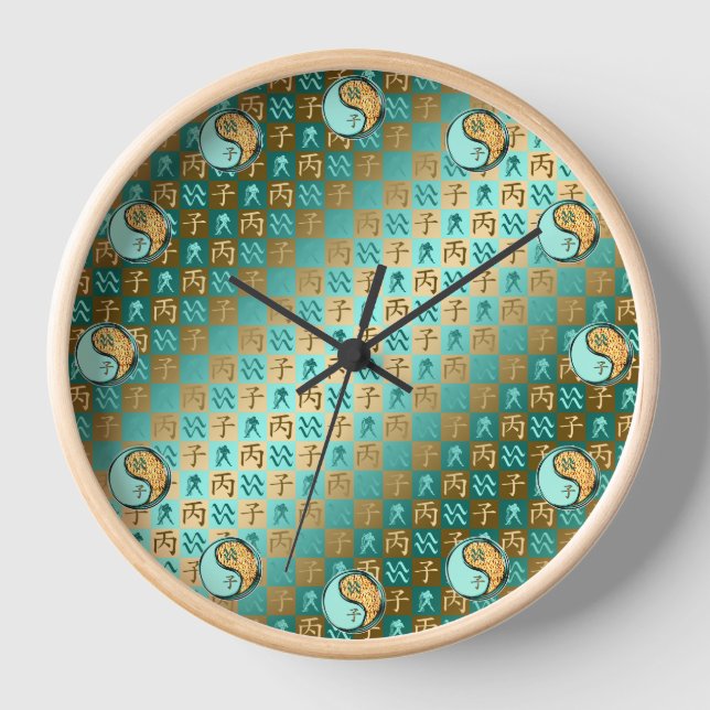 Reloj Acuario & Rata de Fuego (Anverso)