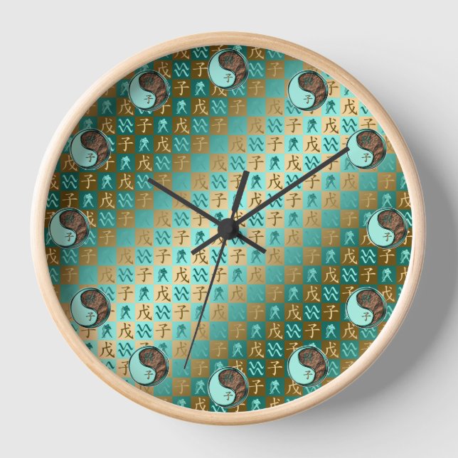 Reloj Acuario & Rata de Tierra (Anverso)