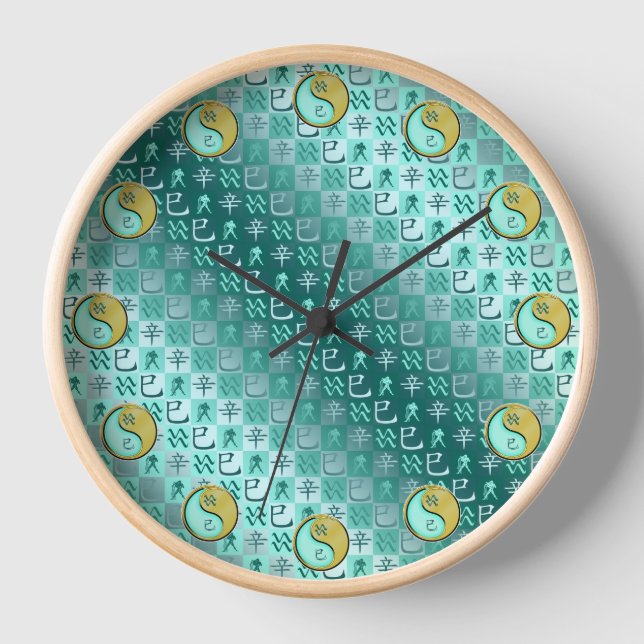 Reloj Acuario & Serpiente de Metal (Anverso)