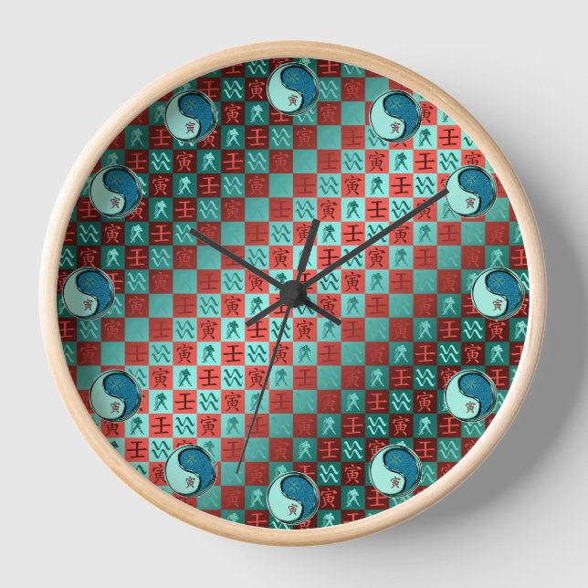 Reloj Acuario & Tigre de Agua (Anverso)