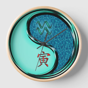Reloj Acuario & Tigre de Agua
