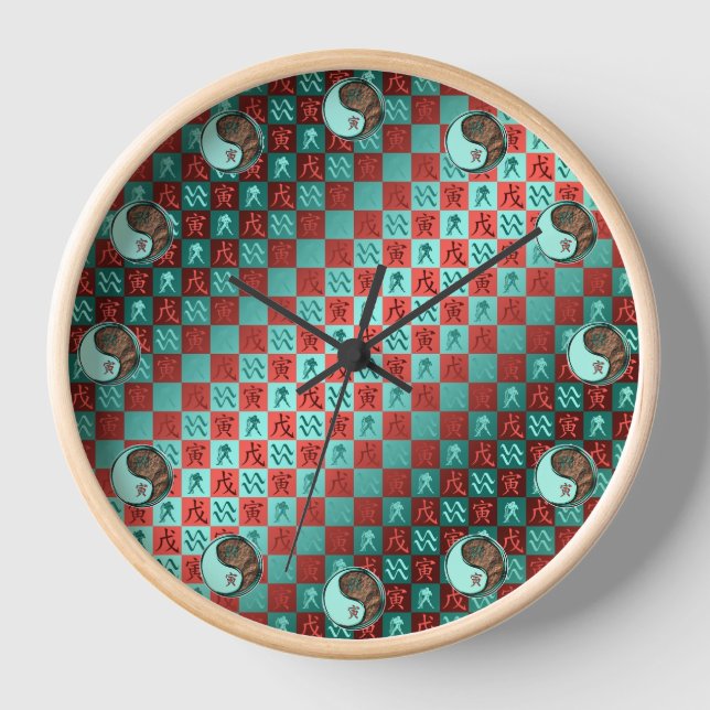Reloj Acuario & Tigre de Tierra (Anverso)