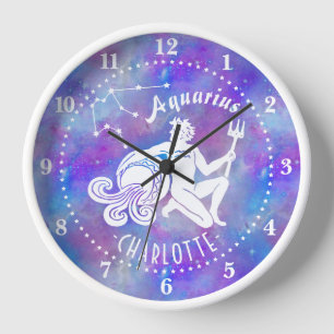 Reloj Acuarius Water Bearer Constellation Stars cumpleañ