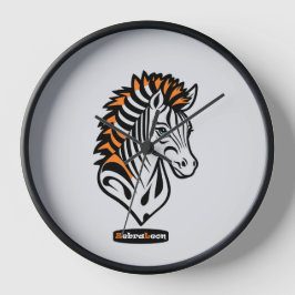 Reloj Adaptives ZebraLeon - Illustration mit Text