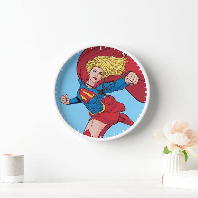 Reloj Adorable Supergirl Stance (Hogar)