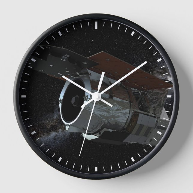 Reloj Aeronave espacial con telescopio infrarrojo de cam (Anverso)
