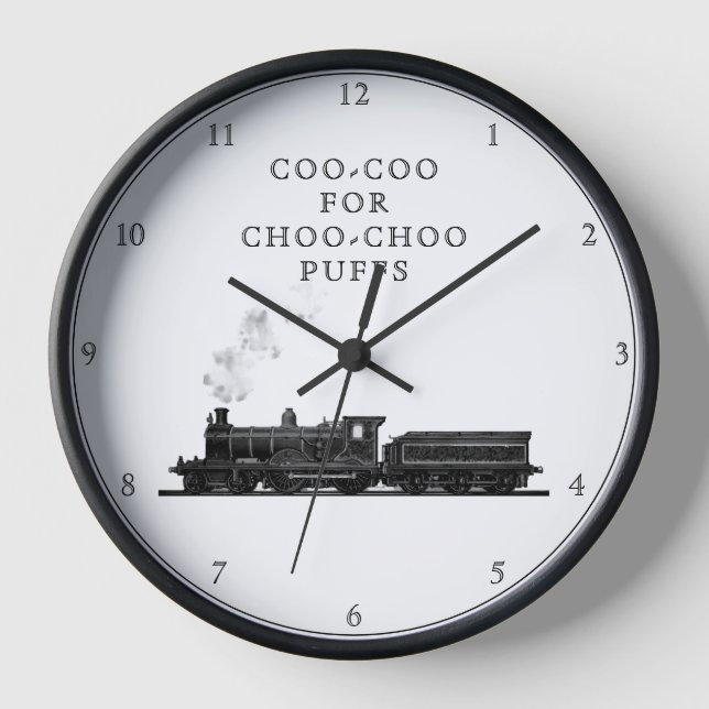 Reloj Aficionado coleccionista de trenes (Anverso)