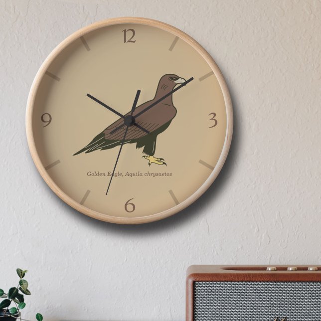 Reloj Águila dorada (Golden Eagle Wall Clock)